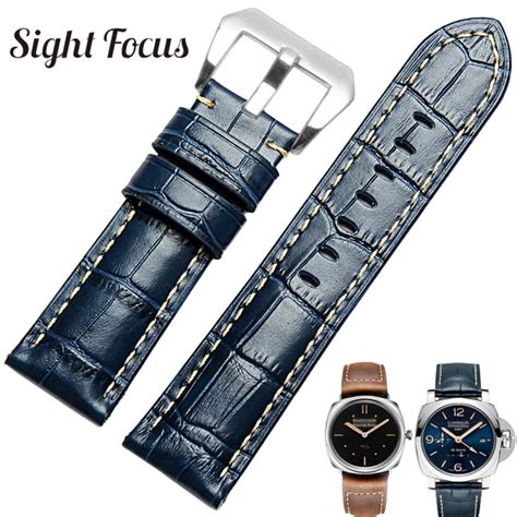 panerai watch band light blue|Panerai band replacement.